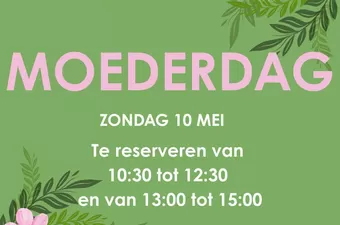 MOEDERDAG 10 MEI Verras alle lieve mama's met een heerlijke brunch etagere!
