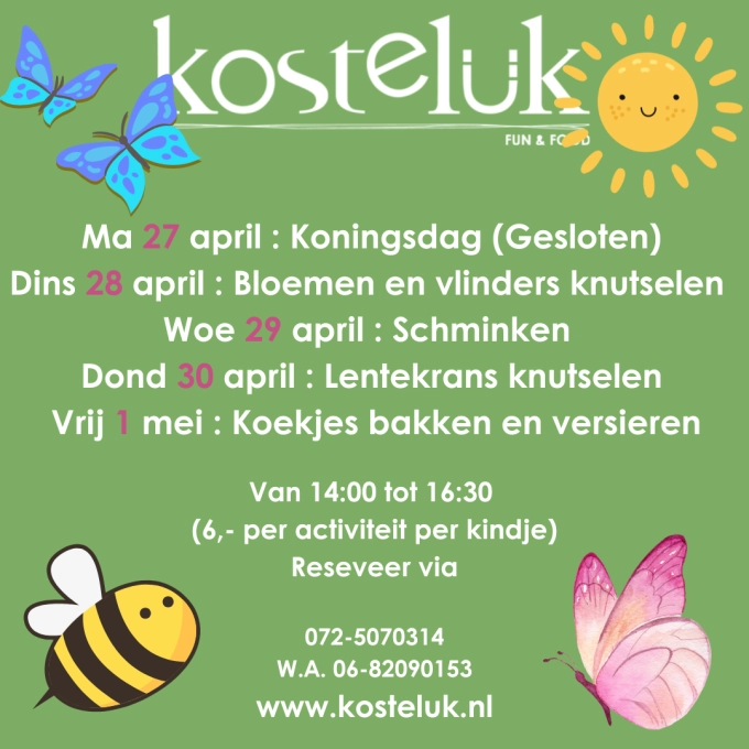 ANIMATIE MEIVAKANTIE 