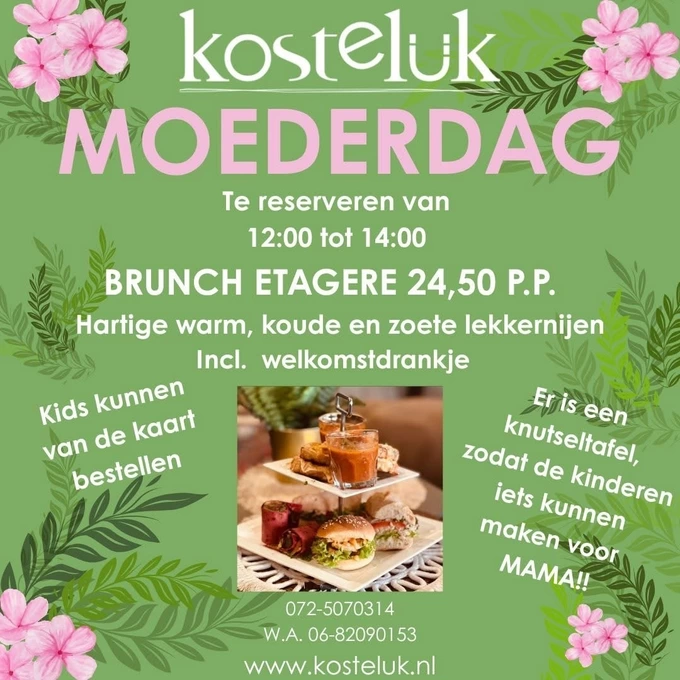 MOTHER'S DAY MAY 10 Surprise all sweet moms with a delicious brunch tiered stand! 