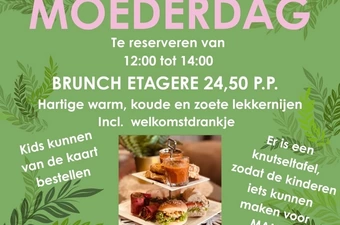 MOEDERDAG 10 MEI Verras alle lieve mama's met een heerlijke brunch etagere!